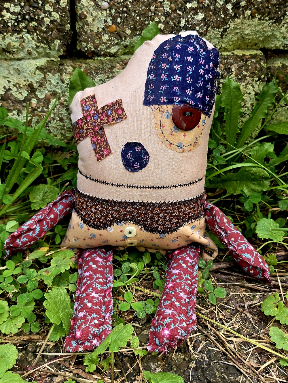 Dumpster Dollies Orville Thistlewick OOAK Primitive Folk Art Doll